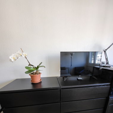 Commode noire 4 tiroirs