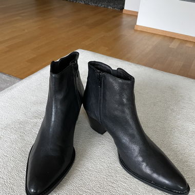 Trendige Damenstiefelette, 39, schwarz