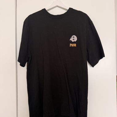 Black graphic T-shirt