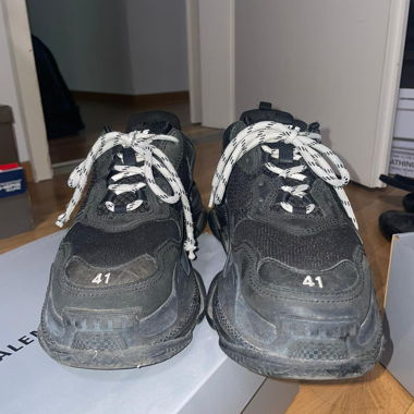 Sneakers Balenciaga Triple S Clear Sole Black Gr. 41