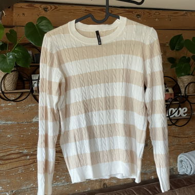 Pull en maille chicorée