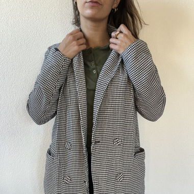 blazer kariert gr s