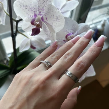 RING GR. 7 MIT LOGO CART UND SCHRAUBENRING