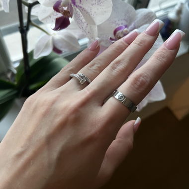 RING GR. 7 MIT LOGO CART UND SCHRAUBENRING