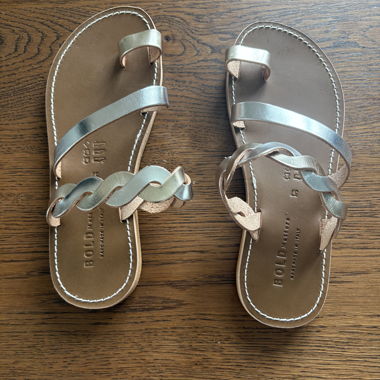 Bold Matters Leather Sandals - new