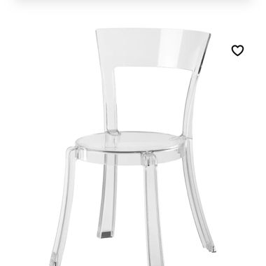 4 Acryl Stühle Guter Zustand
