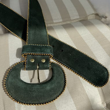 Vintage Wildleder Gürtel