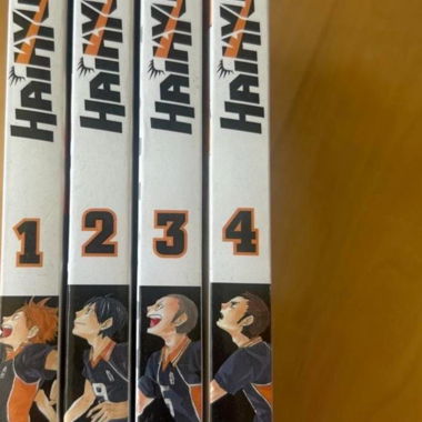 Manga Haikyuu Volumes 1-4