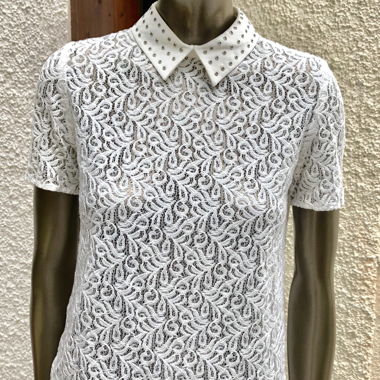 Camicia in pizzo bianca the Kooples