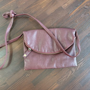 Sac bordeaux bandoulière