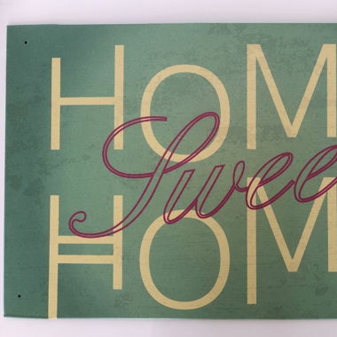 PosterPlate „HOME Sweet HOME“