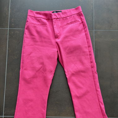 Pinke Stoffhose 