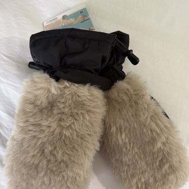 *Neuf* Mitaines de ski Zara en fausse fourrure