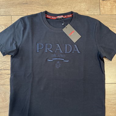 T-shirt Prada bleu foncé