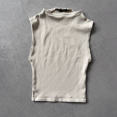 Beige ärmelloses Zara-Top