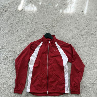 Vintage Nike Red & White Windbreaker Jacket