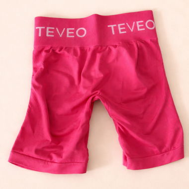 Shorts de sport roses TEVEO