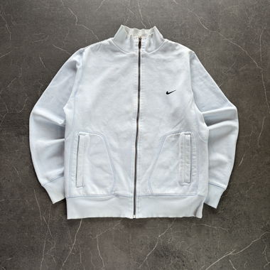 Vintage Nike Training Jacket Light Blue - Size S