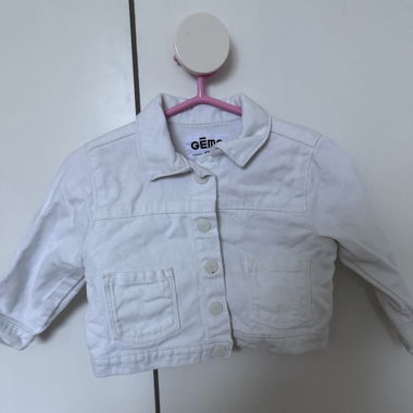 Veste fille blanc 