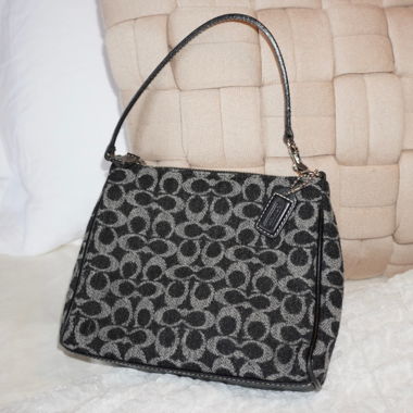 Coach Wool Monogram Purse