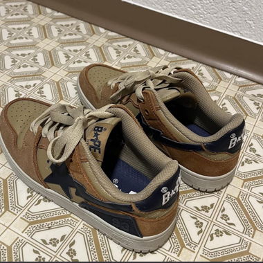 BAPE STA braun-beige Sneakers