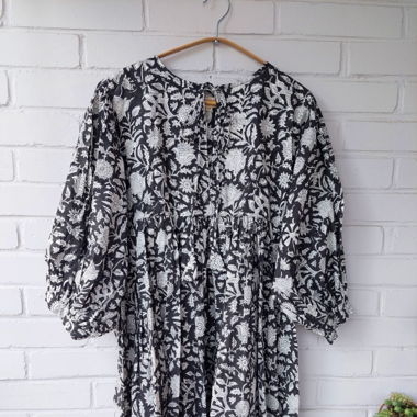 Midi dress – Hand Block Printed Dress (S/M & L/XL)