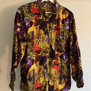 Chemise vintage à motifs
