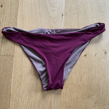 Slip bikini bordeaux