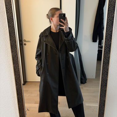 Trench in finta pelle ZARA M