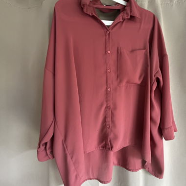 Loose Dark Pink Shirt