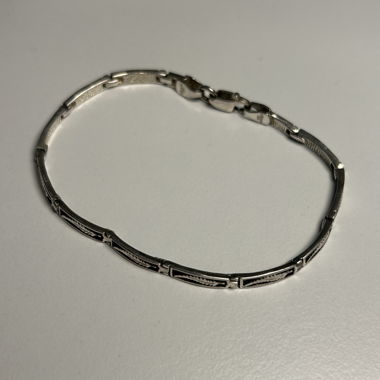 Silber Armband Blätter