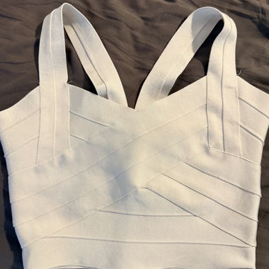 White Bustier Top