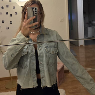 Veste En Jean Taille L Tally Wejil