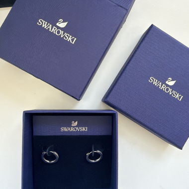 Orecchini a cerchio Swarovski