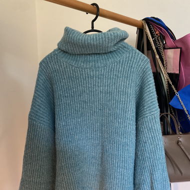 Pull en laine Bleu