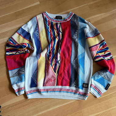 Pull en maille Carlo Colucci coloré
