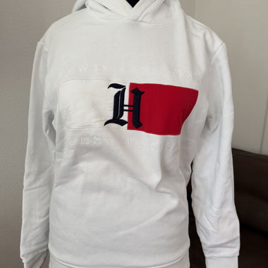 Tommy Hilfiger Hoodie weiss x Lewis Hamilton