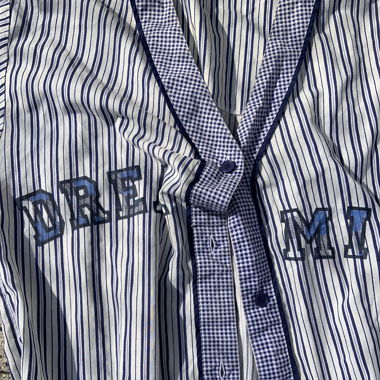 StBernard stripy blue and white blouse