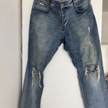 Slim Fit Jeans with Rips