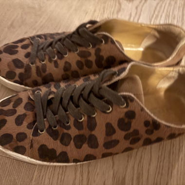 Sneaker Sézane, Leopardenmuster braun/schwarz, Grösse 39