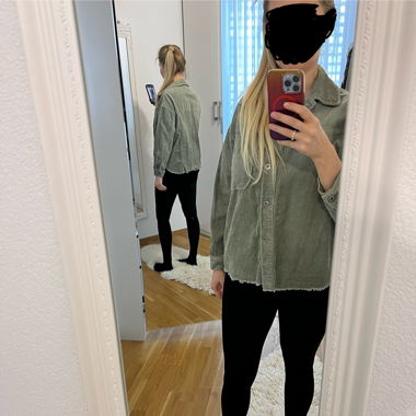 Jacke cord Zara Grösse xs/s