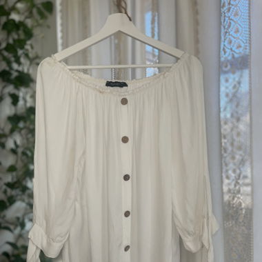 Weisse Bluse