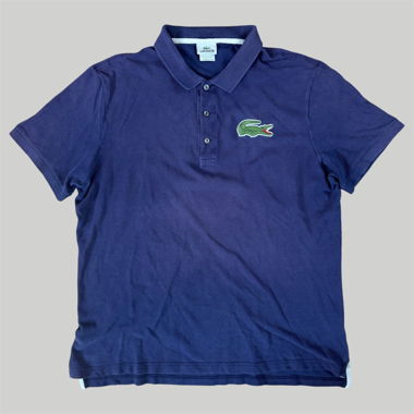 Polo Lacoste bleu vintage