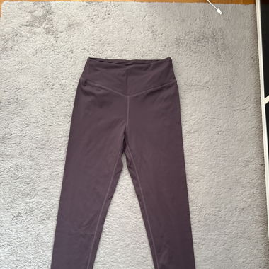 Grau-Violette Leggins