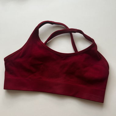 Reggiseno sportivo bordeaux M