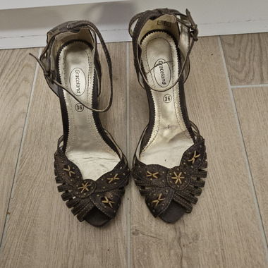 Summer Wedge Sandals - 8 cm Heel