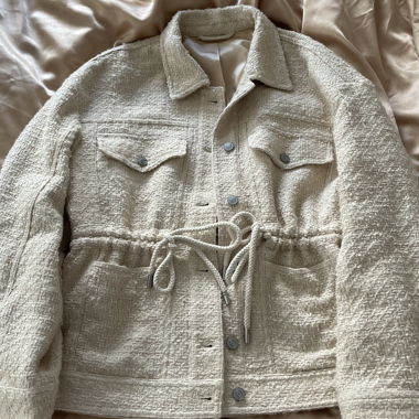 & other stories übergangsjacke in tweed