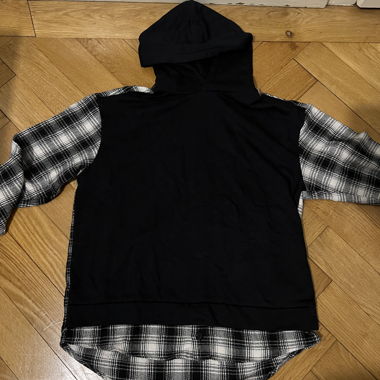 Hoodie à carreaux Black Squad