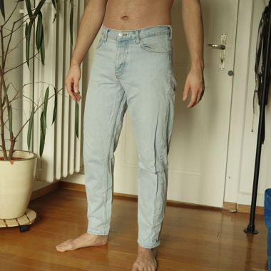 Weekday jean barrel cropped bleu clair 29