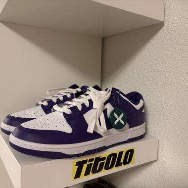 Nike Dunk Low white violet